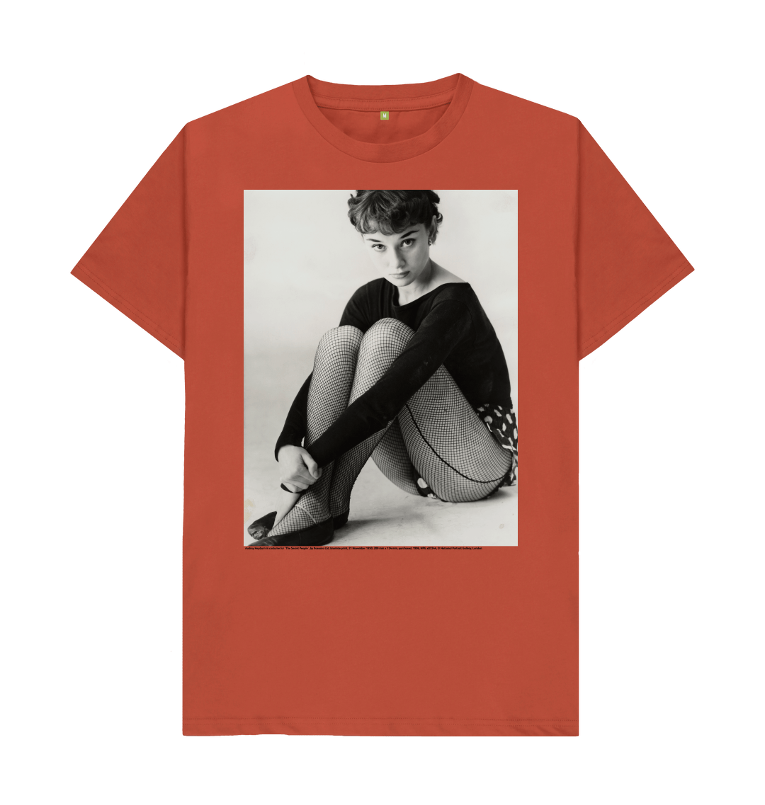 Rust printed t shirt front