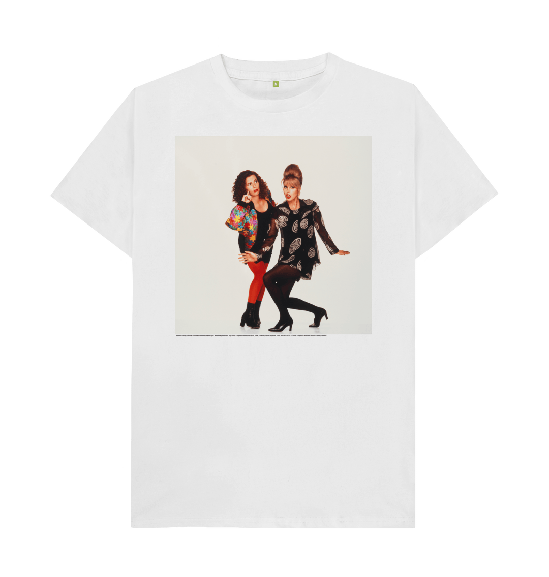 White printed t shirt front