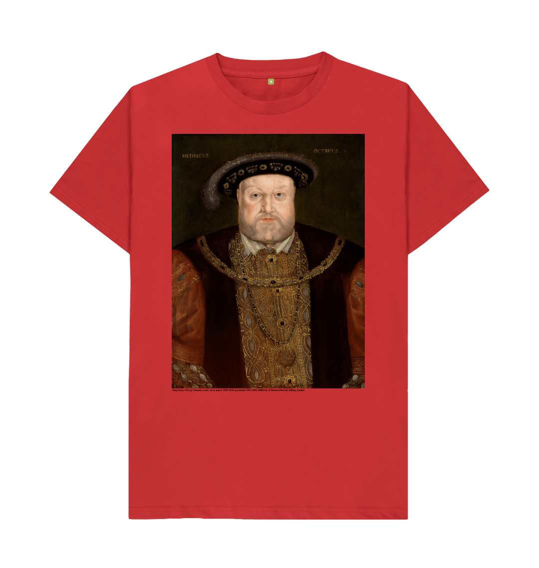 Red printed t shirt front