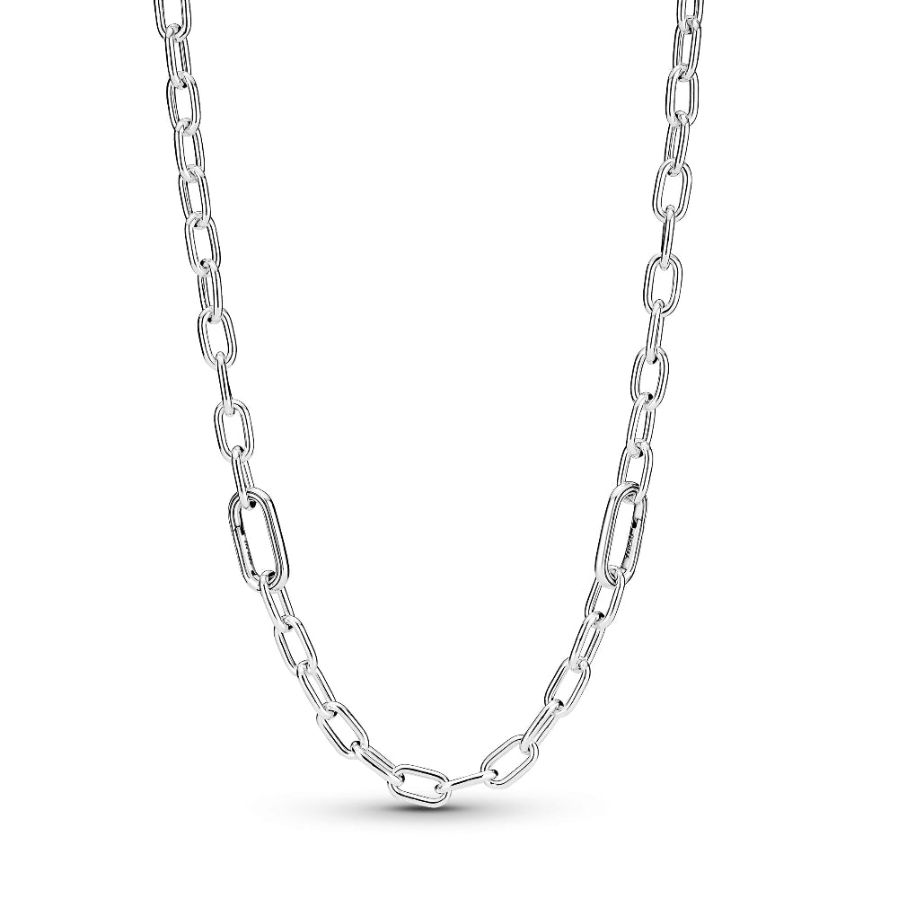 Pandora link chain necklace silver