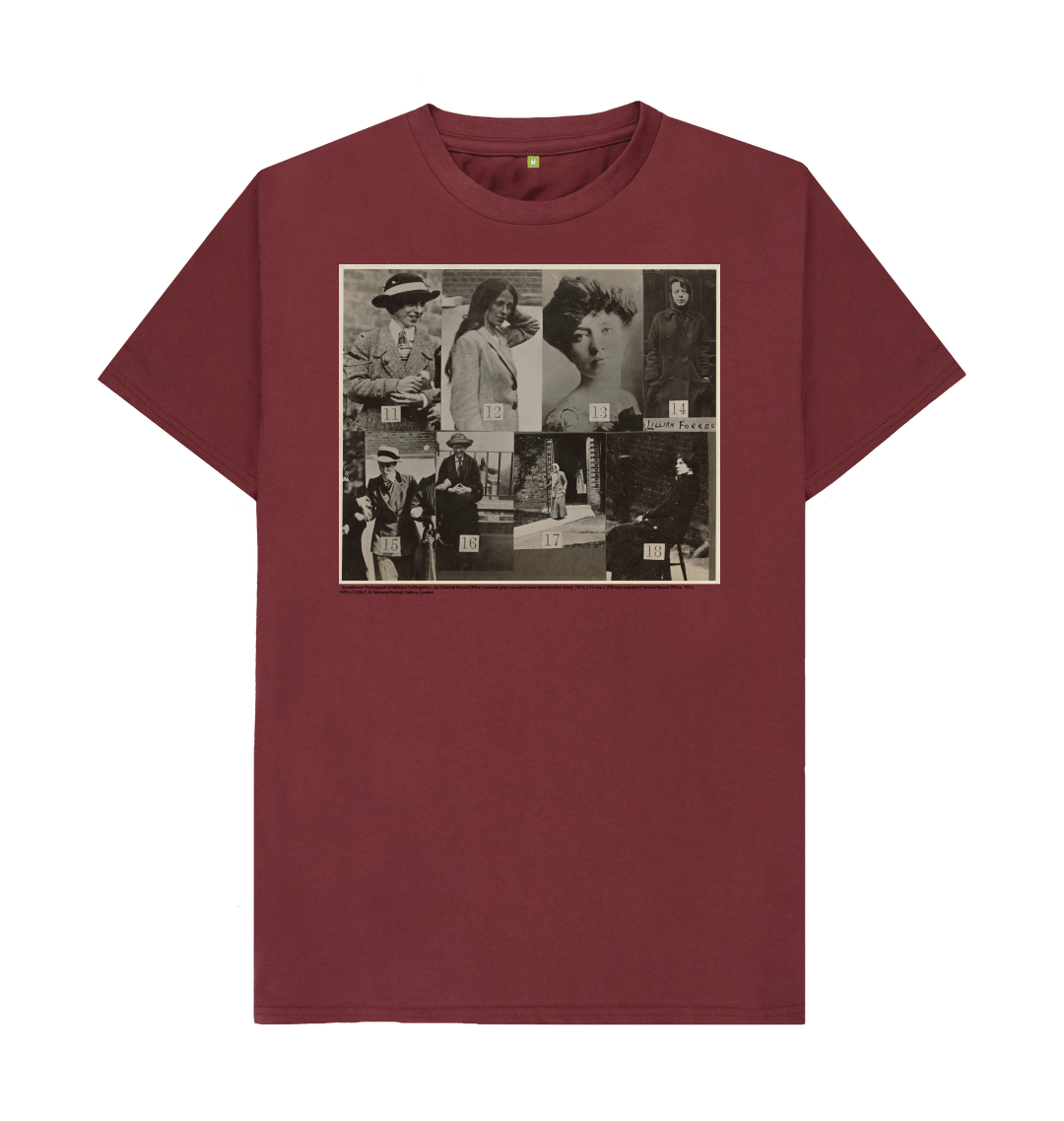 Red wine printed t shirt front