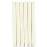 Pearl White Candles, Set of 6