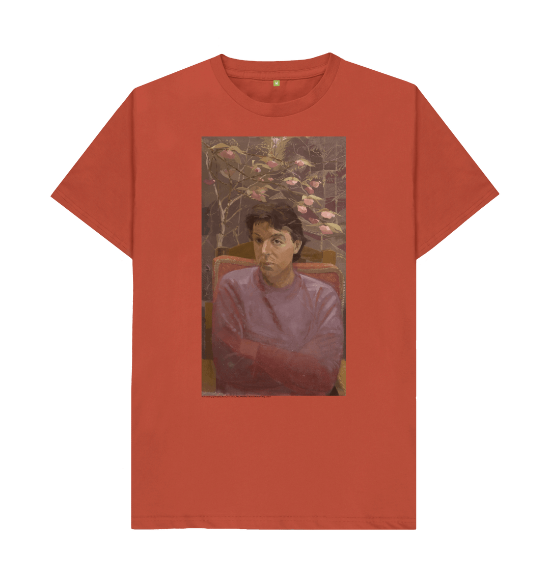 Rust printed t shirt front