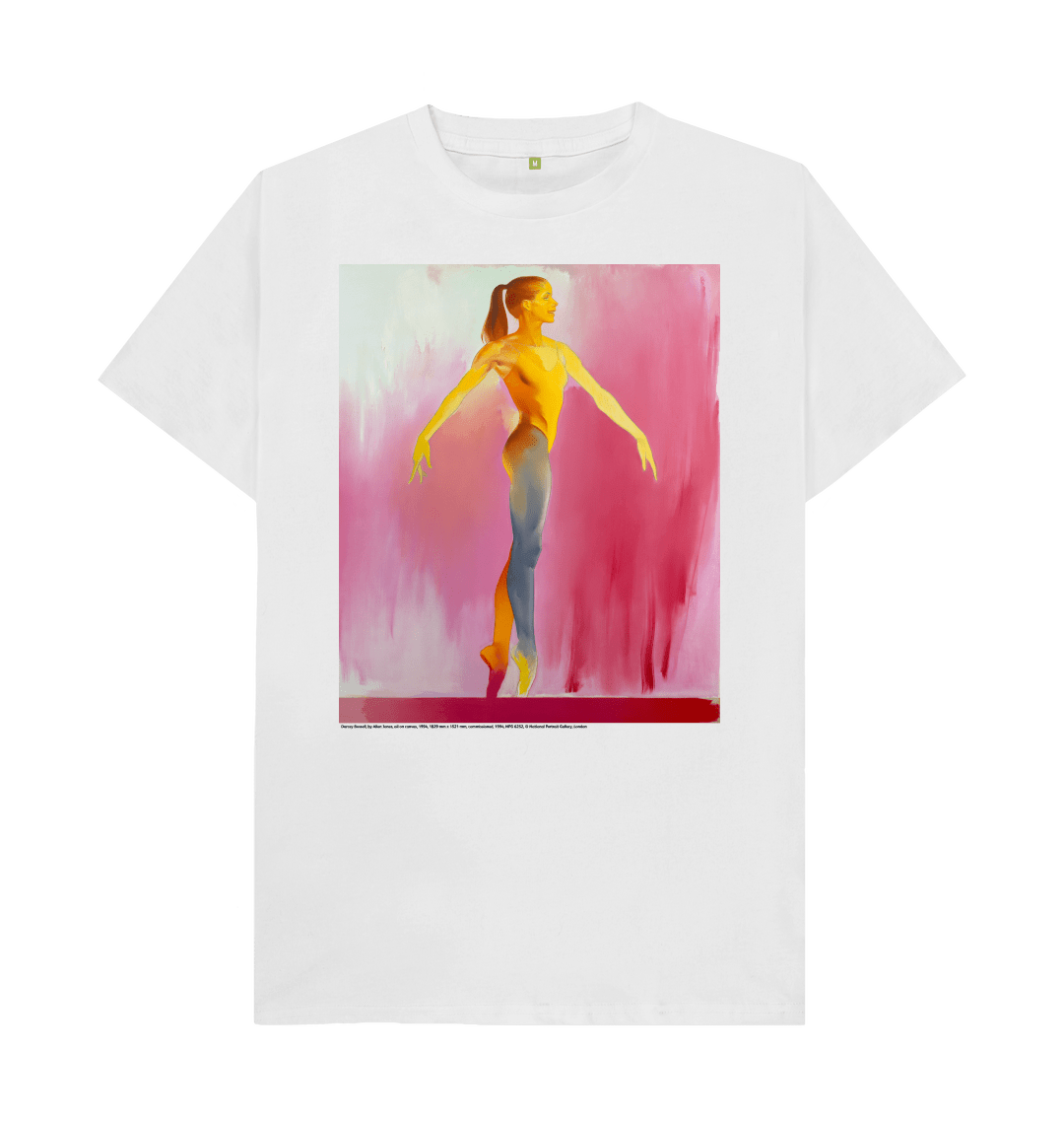 White printed t shirt front