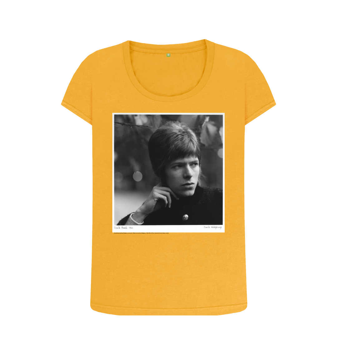 Mustard printed t shirt front
