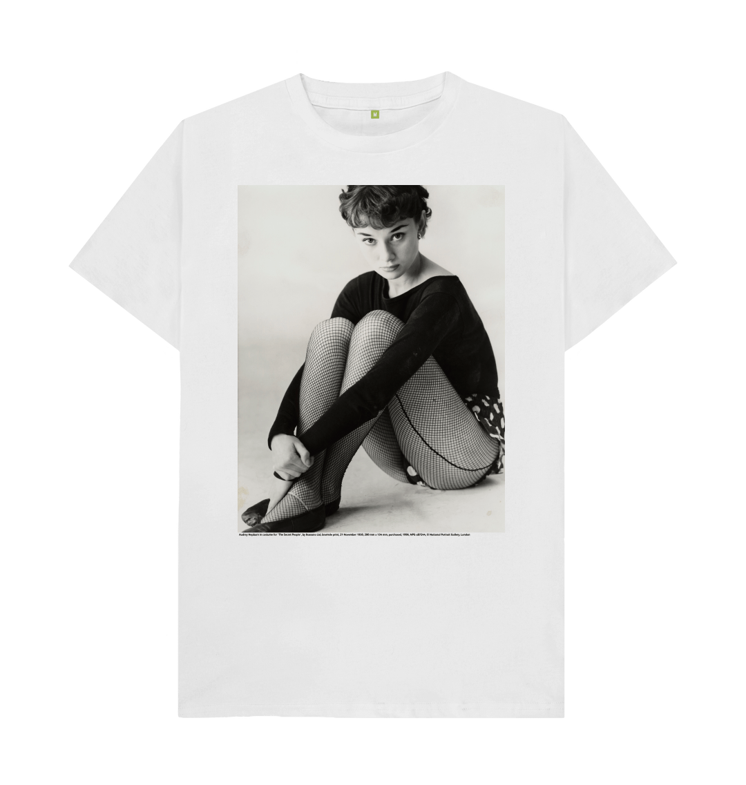 White printed t shirt front
