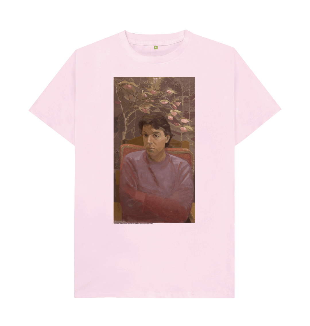 Pink printed t shirt front