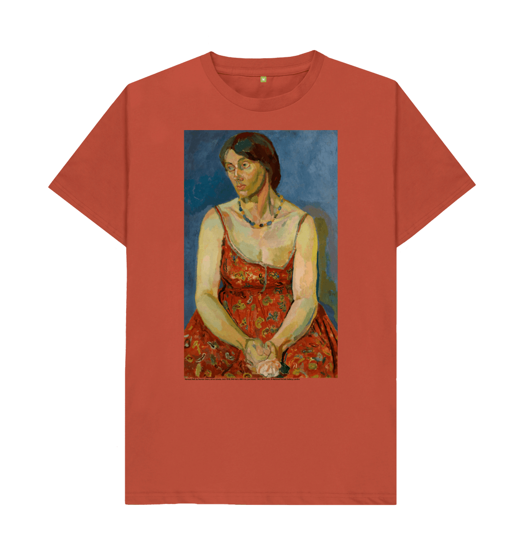Rust printed t shirt front