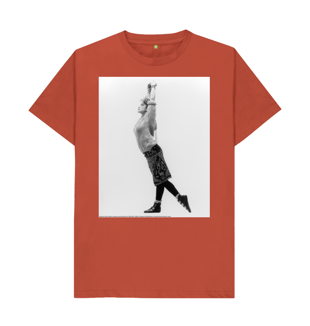 Rust printed t shirt front