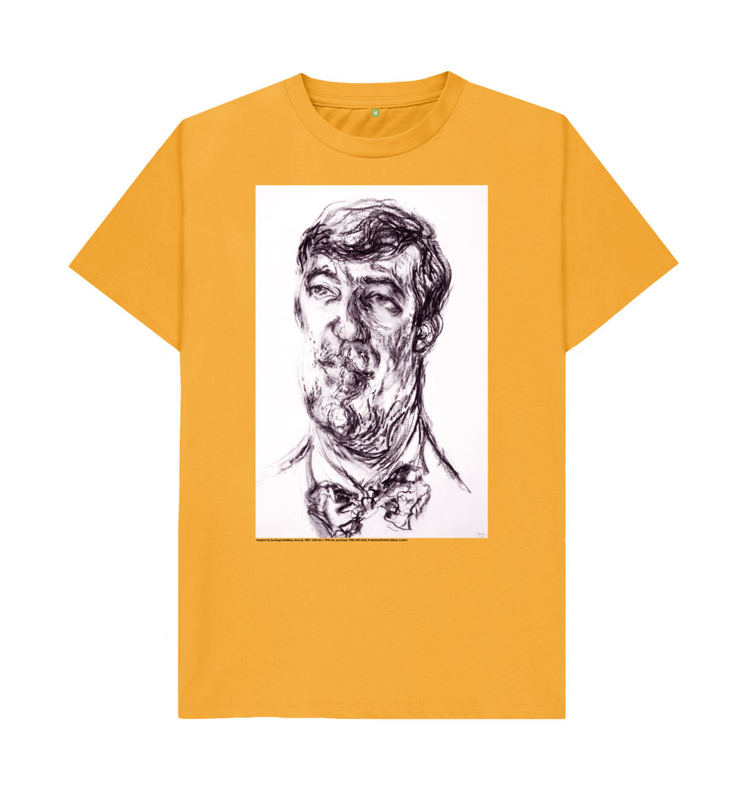 Mustard printed t shirt front