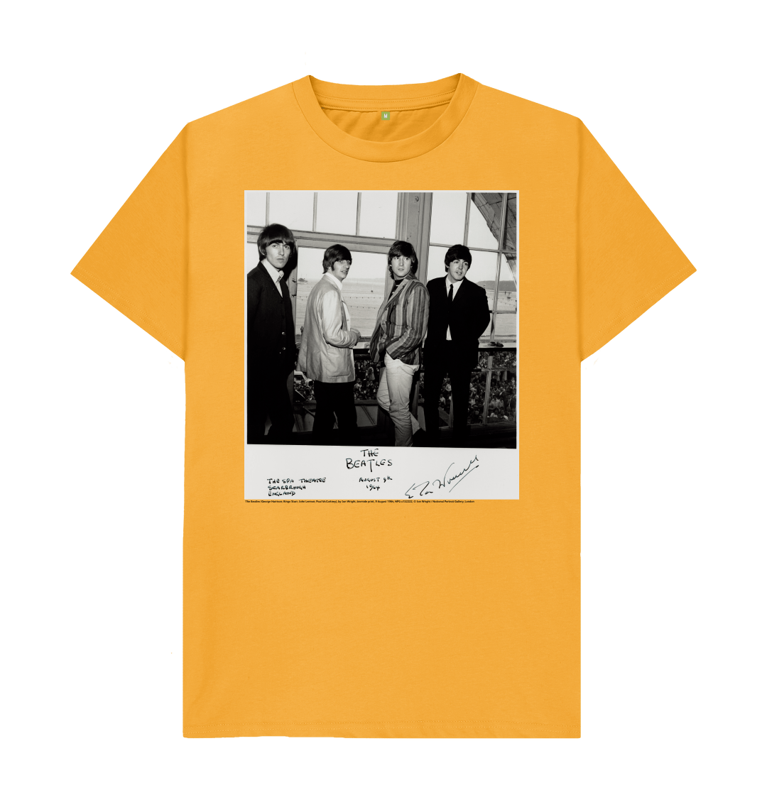 Mustard printed t shirt front