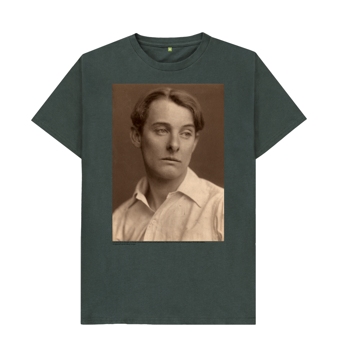 Dark grey printed t shirt front