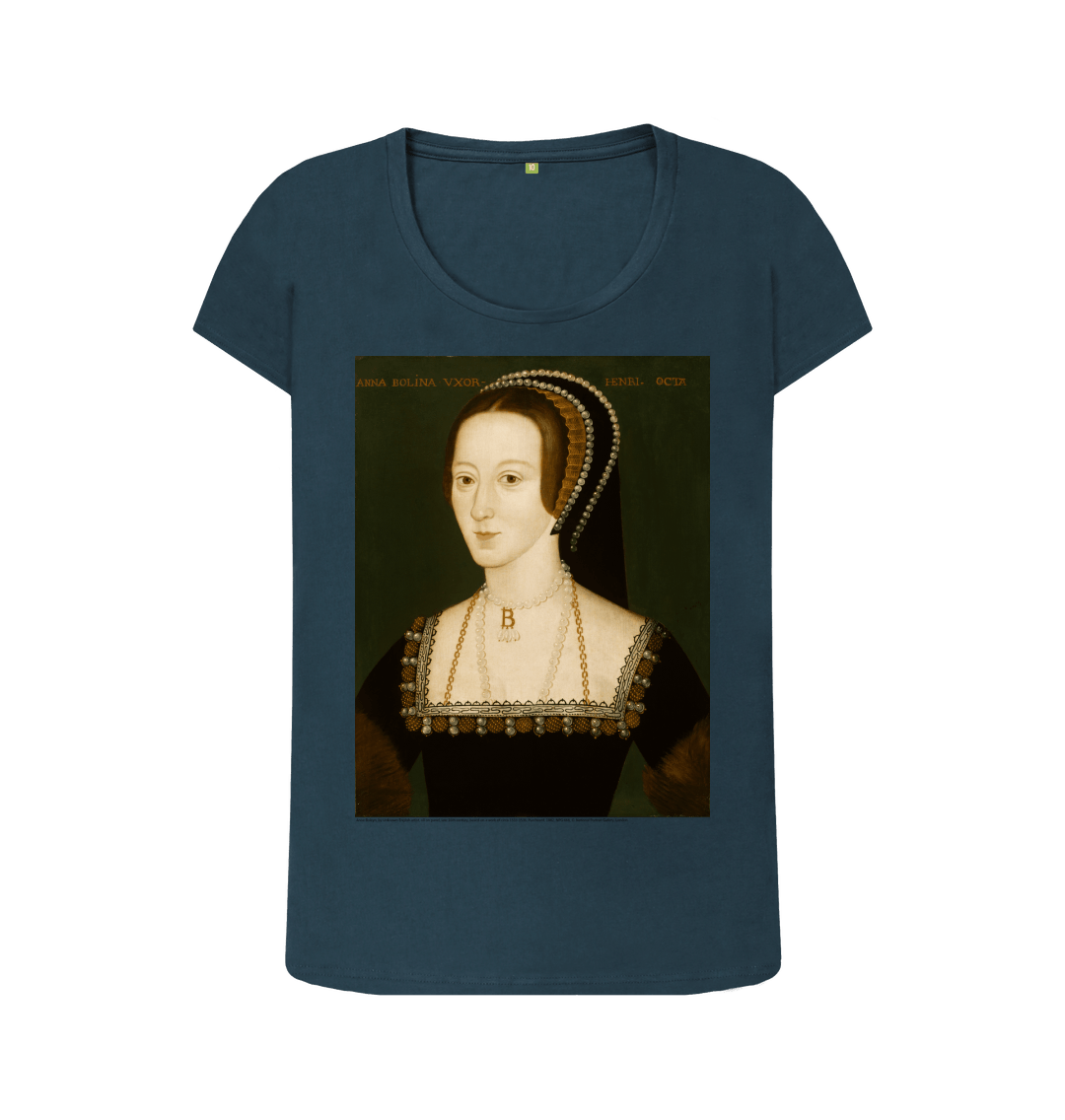 Denim blue printed t shirt front