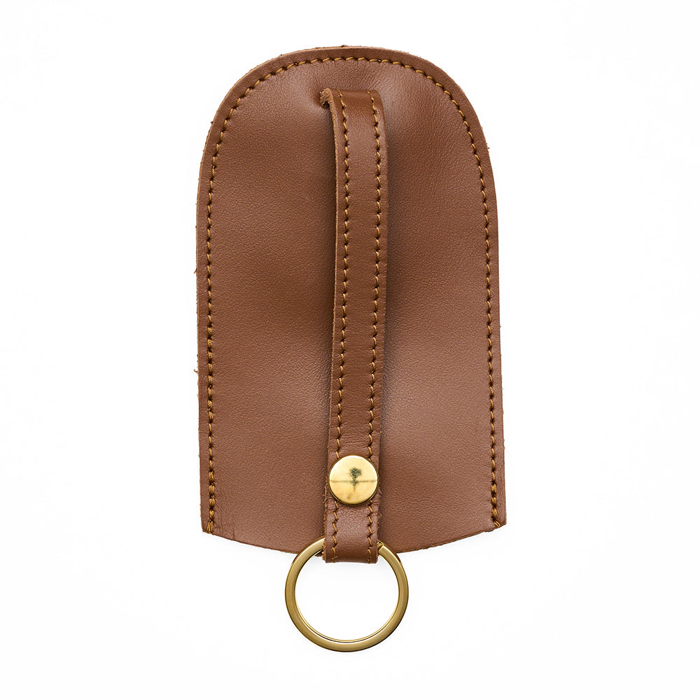 Roam bell key holder back tan brown