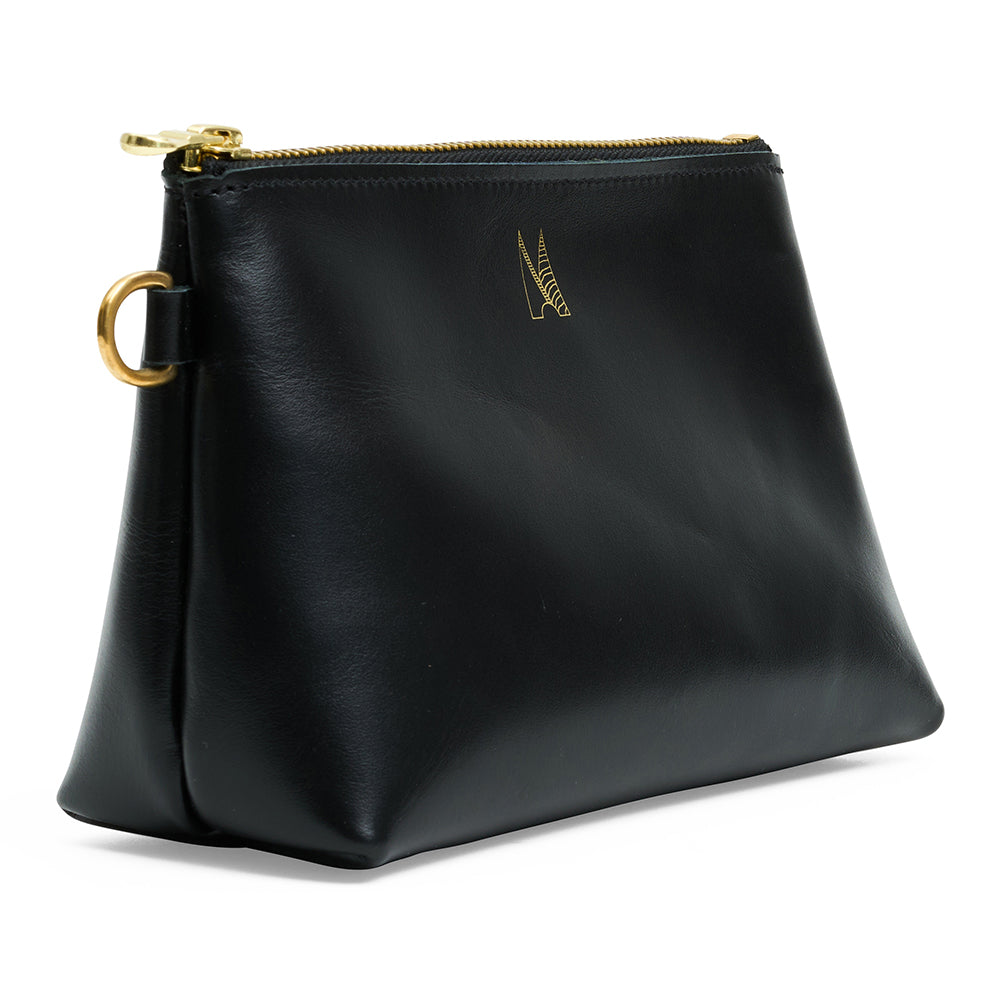 Roam travel bag tan black side