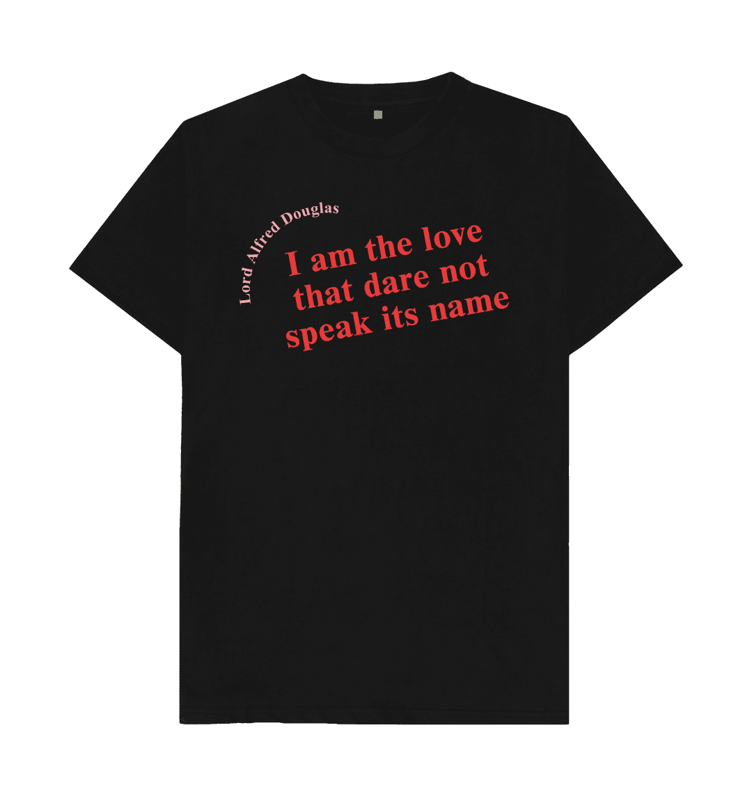Black printed t shirt front