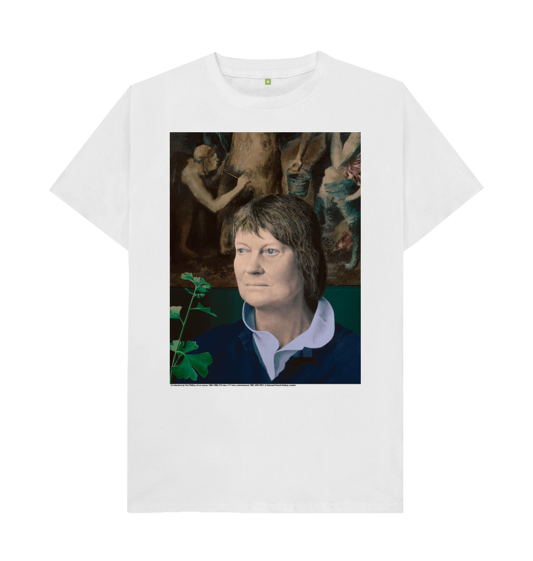 White printed t shirt front