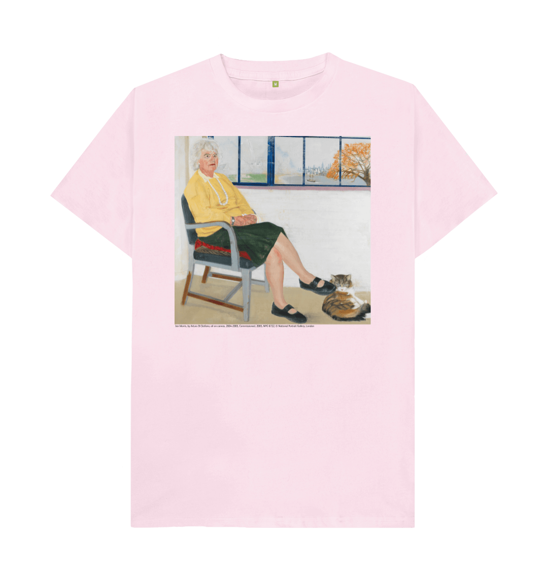 Pink printed t shirt front
