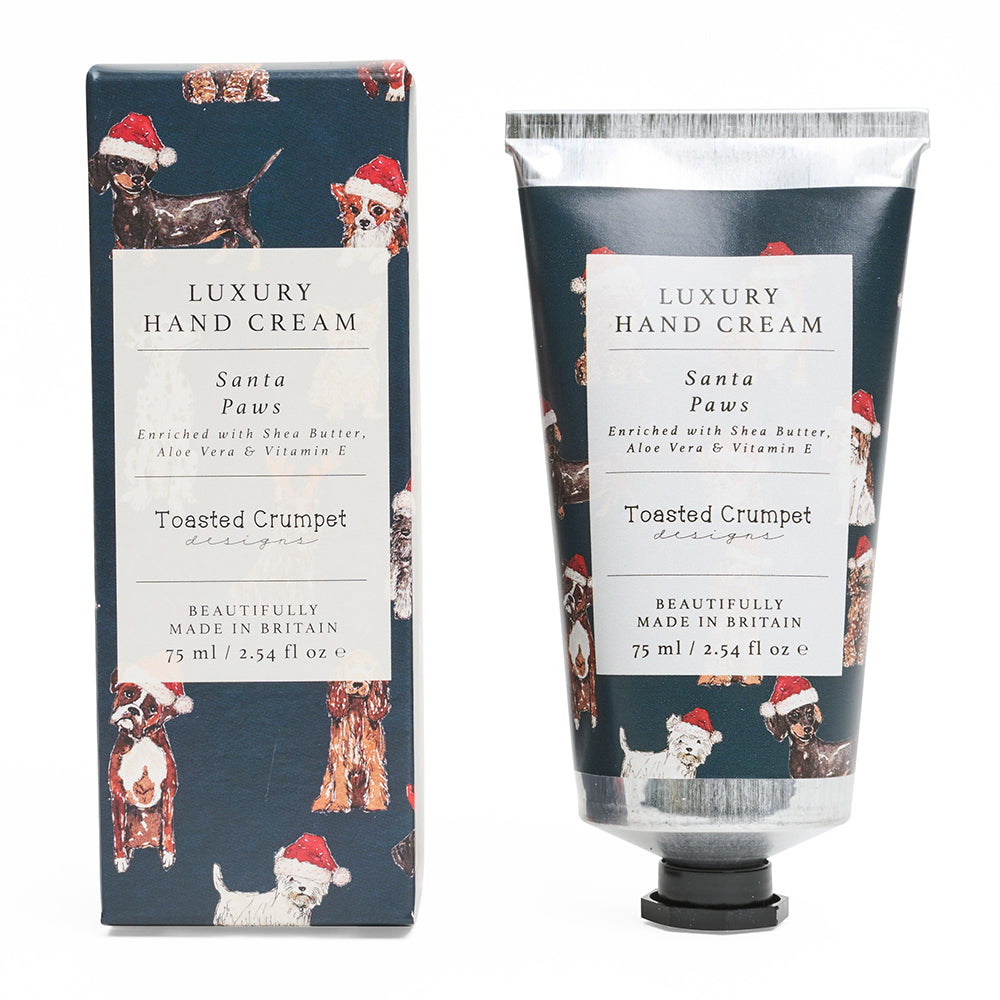Santa paws luxury hand cream interior