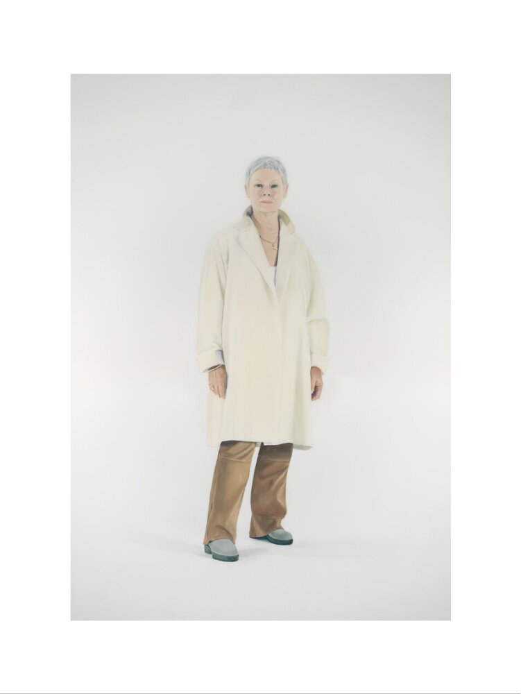 Judi dench portrait print (art print, large, no frame)