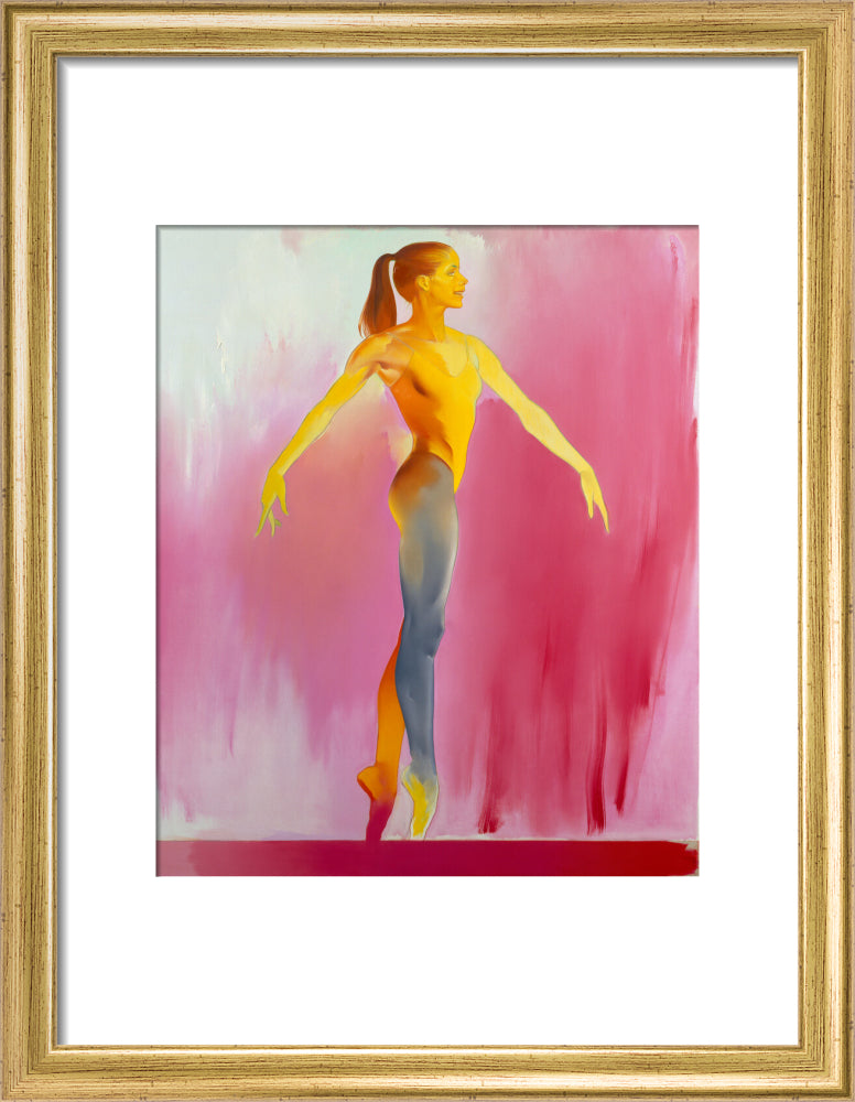 Darcey bussell portrait print (art print, small, gold frame frame)