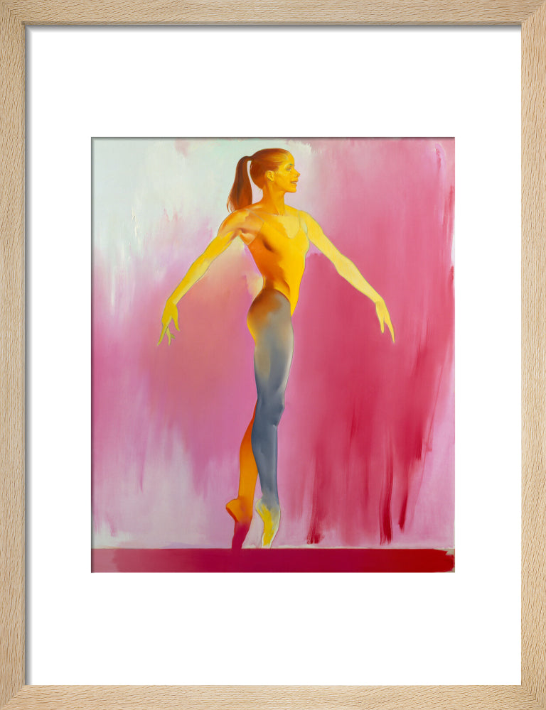 Darcey bussell portrait print (art print, small, natural frame frame)