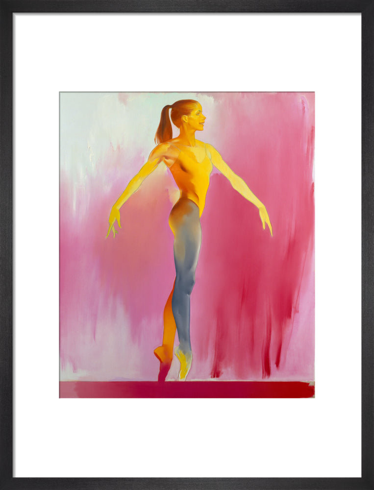 Darcey bussell portrait print (art print, medium, black frame frame)