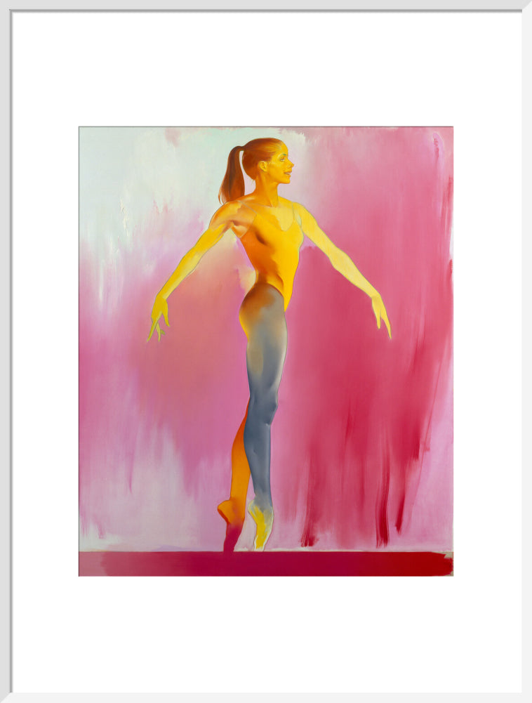 Darcey bussell portrait print (art print, extra large, white frame frame)