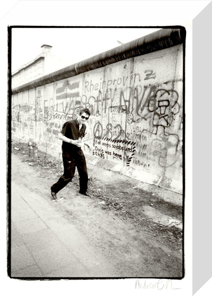 Shane macgowan portrait print (stretched canvas, small, no frame)