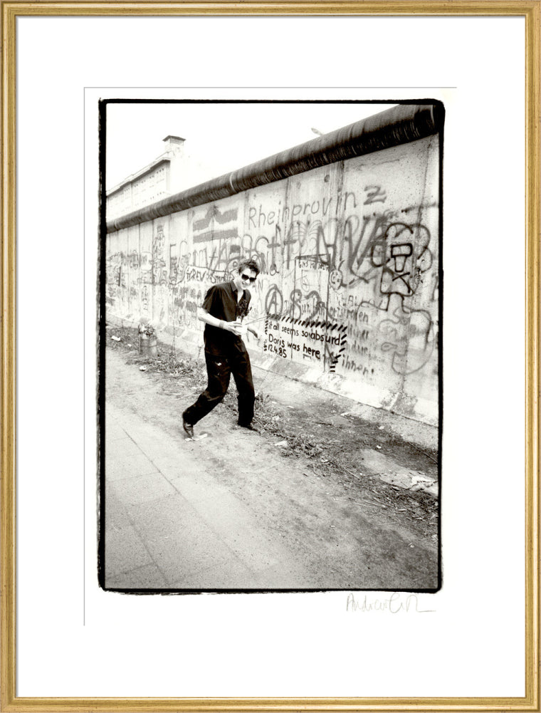 Shane macgowan portrait print (art print, extra large, gold frame)