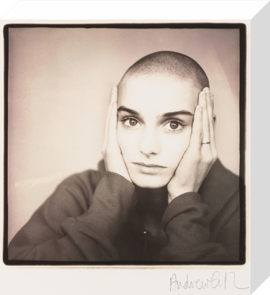 Sinéad o'connor portrait print (stretched canvas, small, no frame)