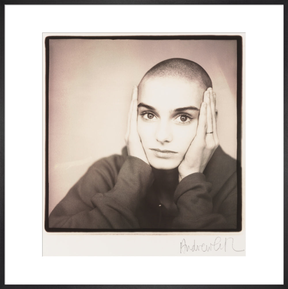 Sinéad o'connor portrait print (art print, extra large, black frame)