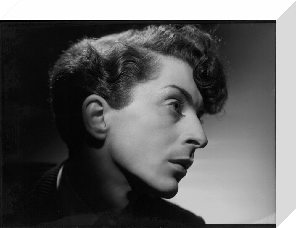 Quentin crisp portrait print (stretched canvas, small, no frame)