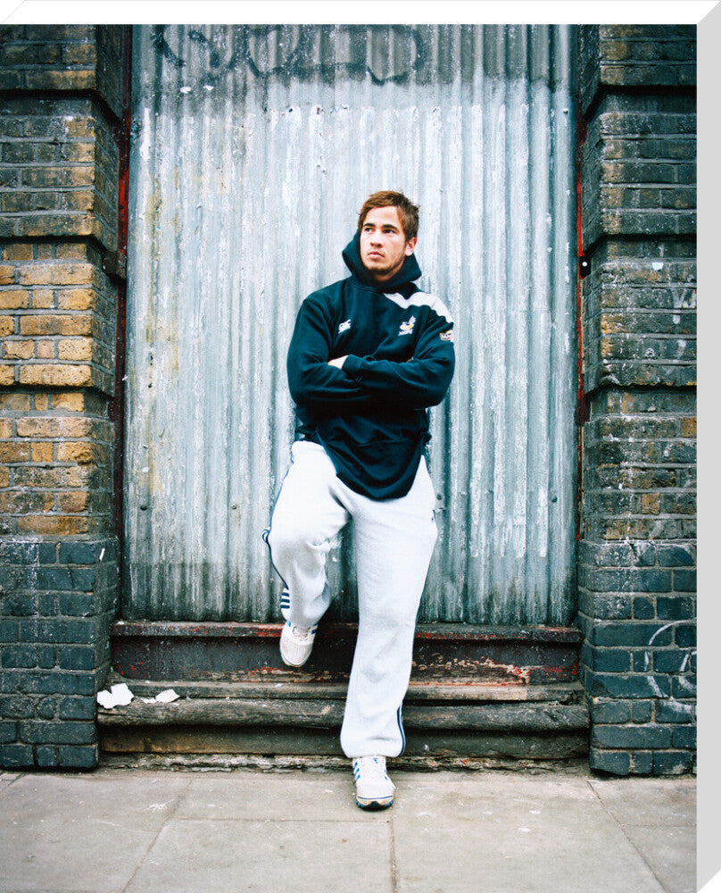 Danny cipriani portrait print (stretched canvas, extra large, no frame frame)