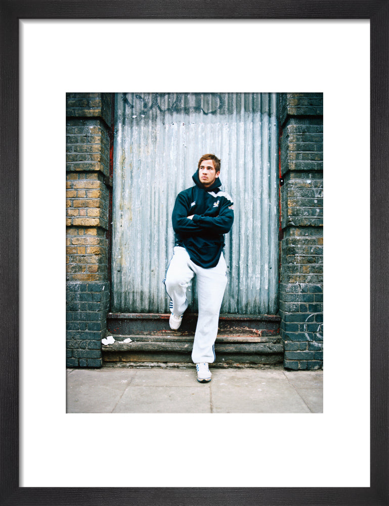 Danny cipriani portrait print (art print, small, black frame frame)