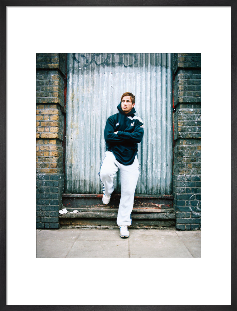 Danny cipriani portrait print (art print, large, black frame frame)