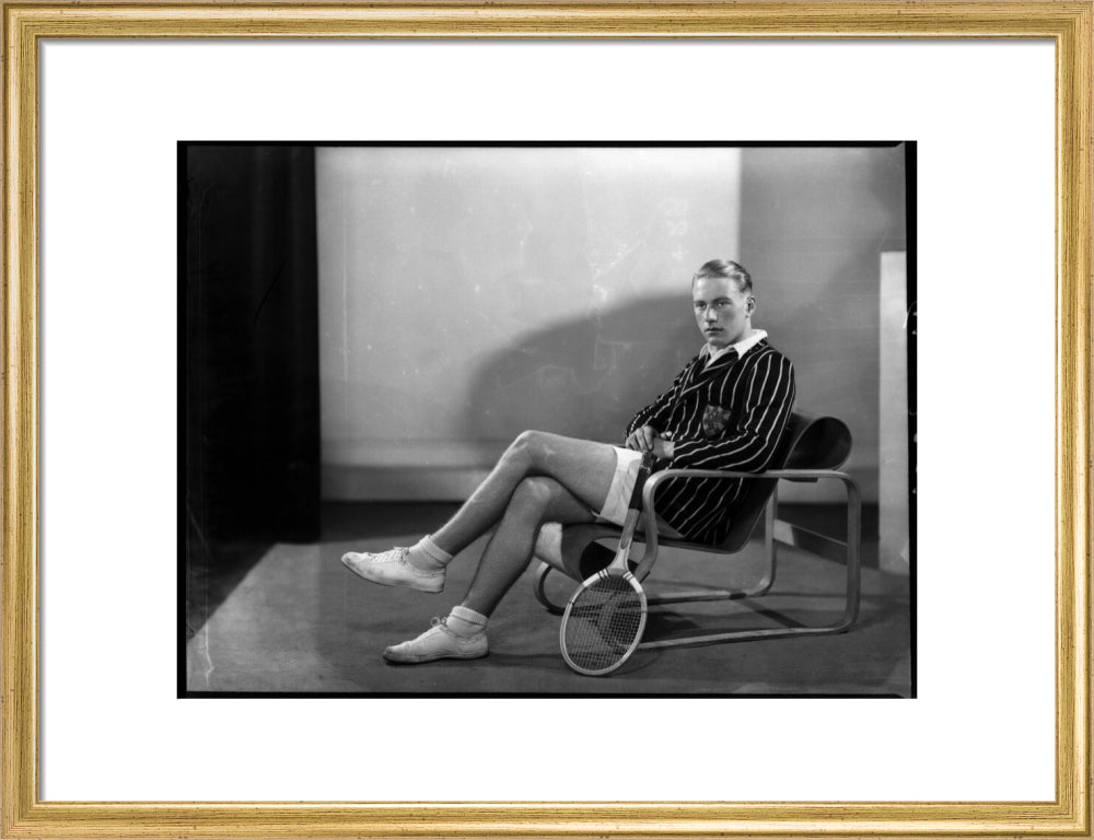 Peter hare portrait print (art print, medium, gold frame)