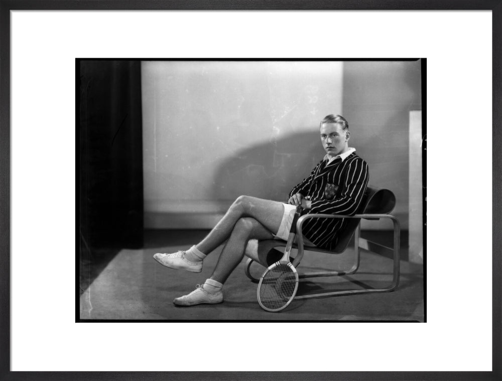 Peter hare portrait print (art print, large, black frame)