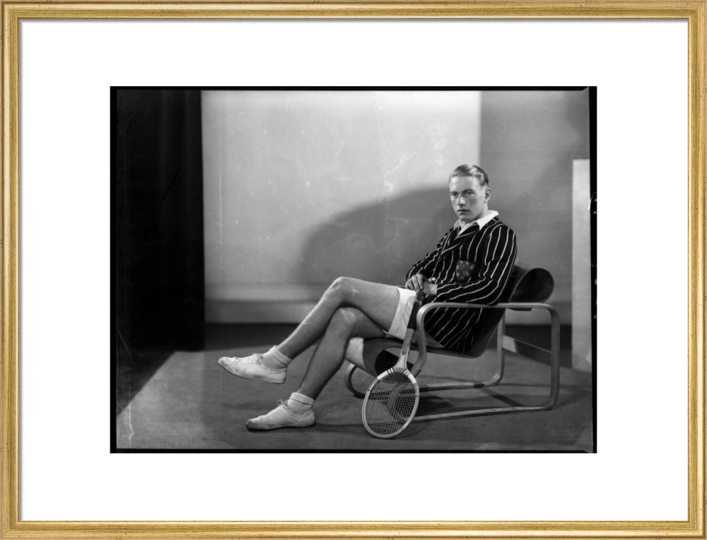 Peter hare portrait print (art print, large, gold frame)