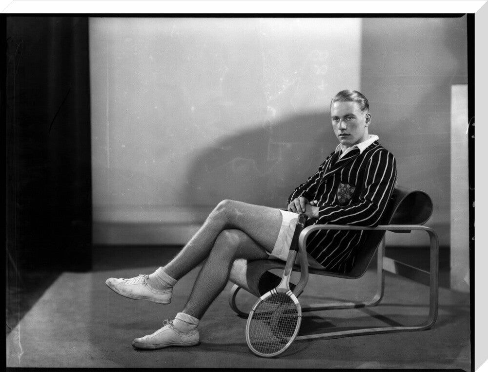 Peter hare portrait print (stretched canvas, extra large, no frame)