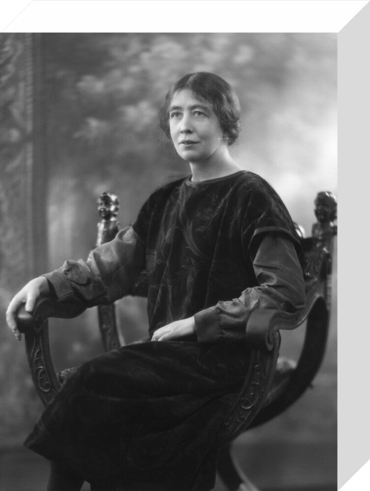 Sylvia pankhurst portrait print (stretched canvas, small, no frame)