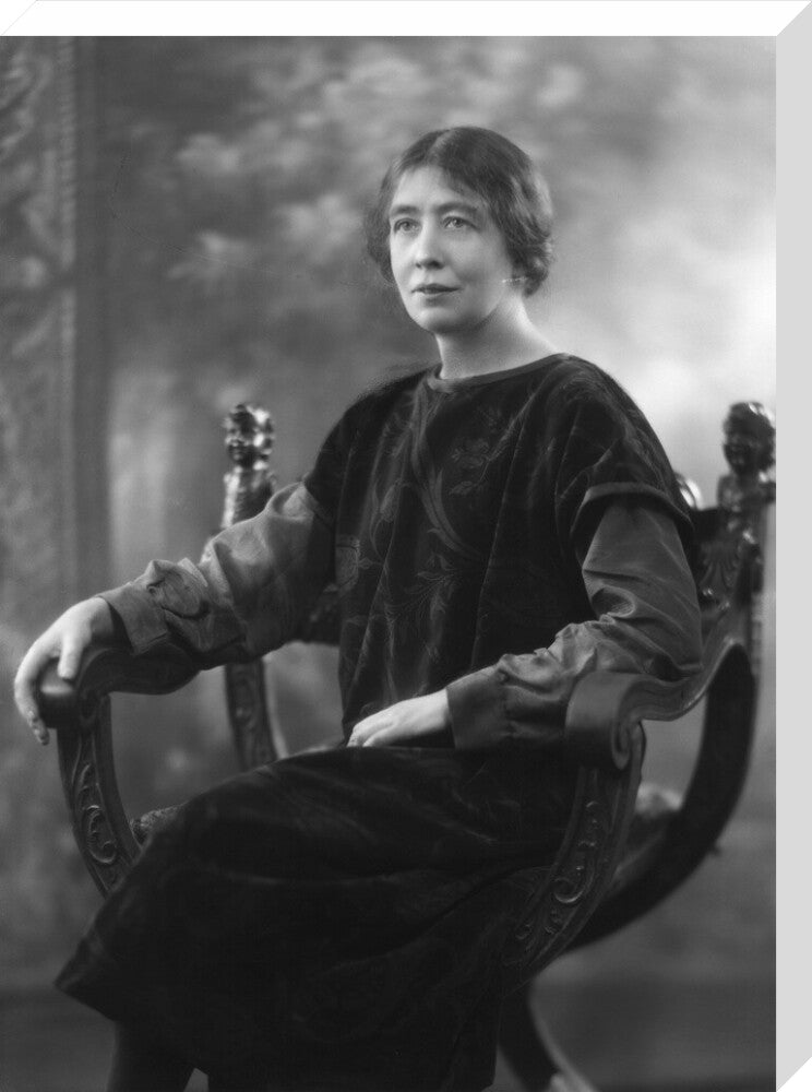 Sylvia pankhurst portrait print (stretched canvas, large, no frame)