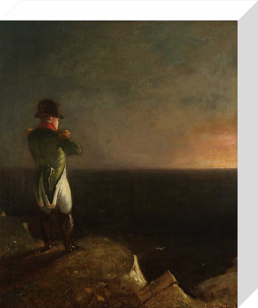 Napoléon bonaparte ('napoléon on st helena') portrait print (stretched canvas, small, no frame)