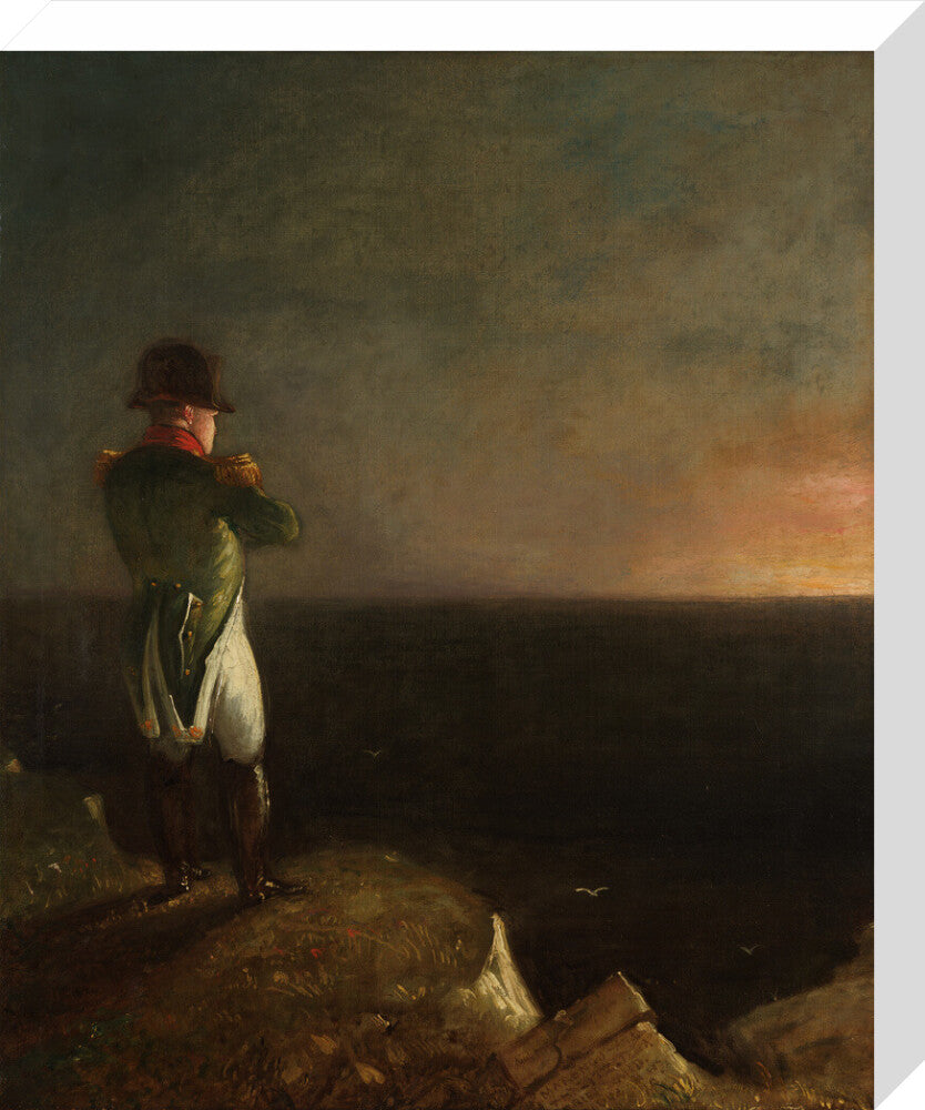 Napoléon bonaparte ('napoléon on st helena') portrait print (stretched canvas, medium, no frame)