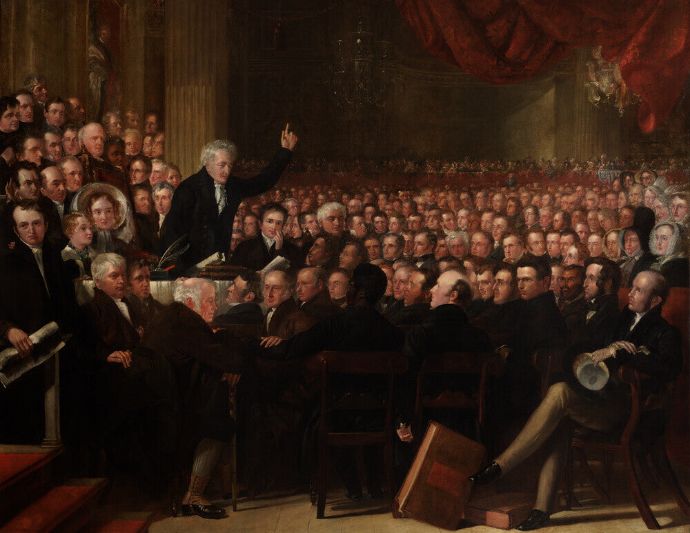 The anti slavery society convention, 1840 portrait print