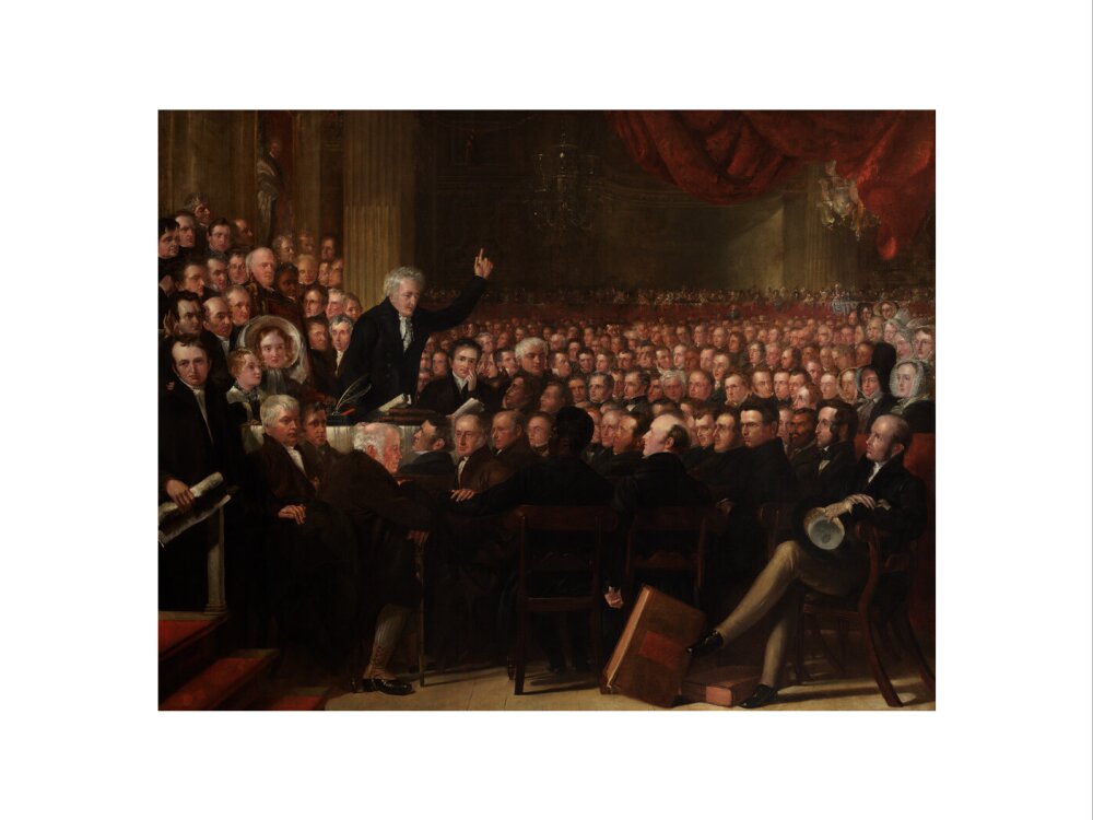 The anti slavery society convention, 1840 portrait print (art print, extra large, no frame)