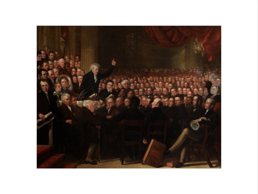 The anti slavery society convention, 1840 portrait print (art print, medium, no frame)
