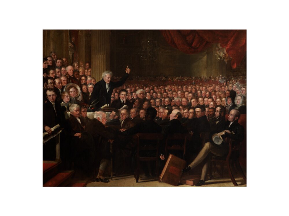 The anti slavery society convention, 1840 portrait print (art print, large, no frame)