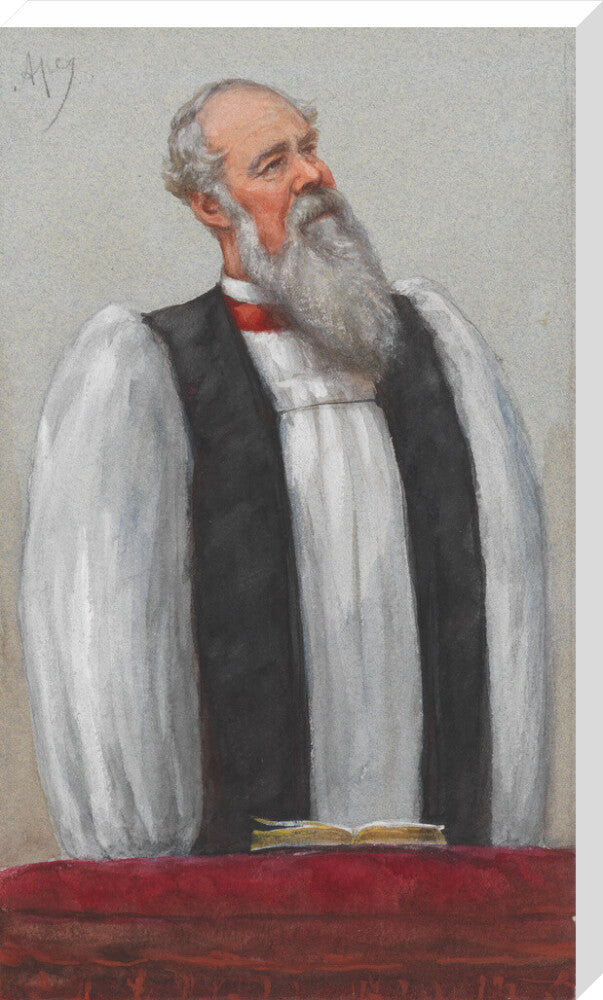 John charles ryle portrait print (stretched canvas, extra large, no frame)