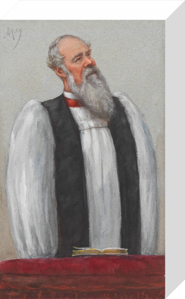 John charles ryle portrait print (stretched canvas, small, no frame)